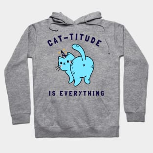 cat-titude is everything Hoodie